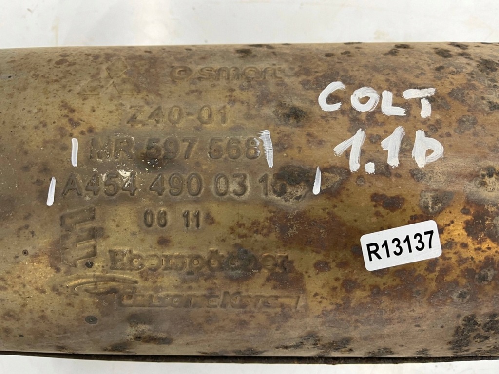 фото №12, Выхлоп mitsubishi colt vi 6 z30 1.1b бензин smart forfour i 454 гаситель