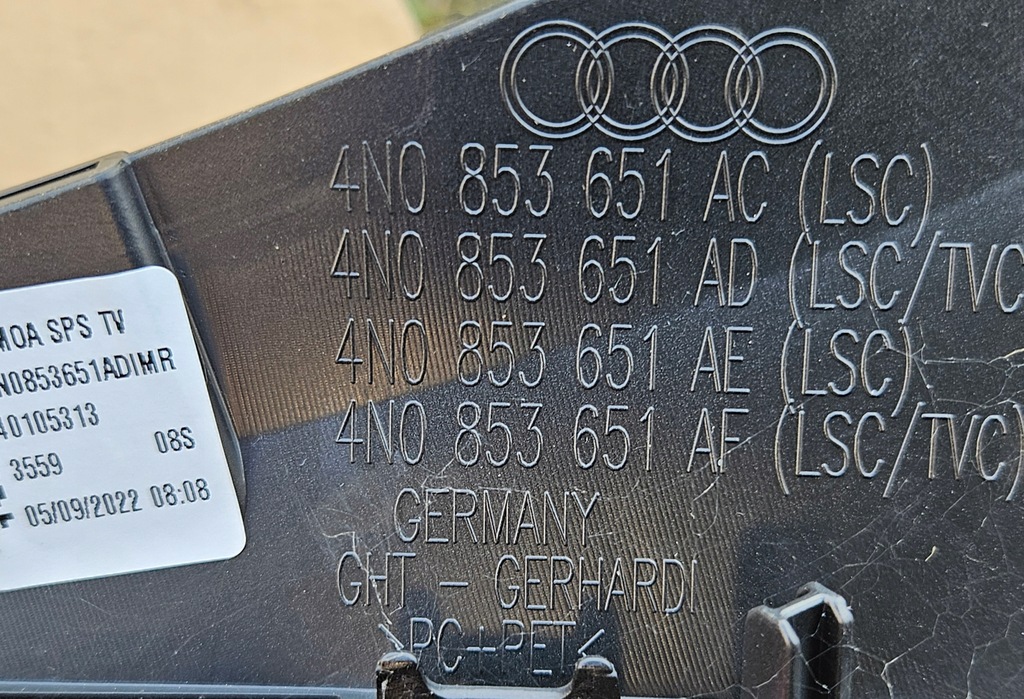 фото №8, Audi a8 s8 d5 lift 21-24 решётка радиатора решётка радиатора 4n0853651ac