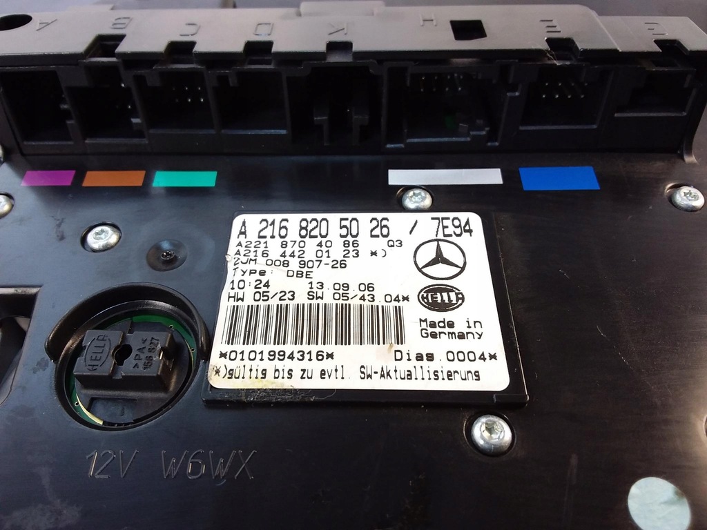 фото №5, Mercedes s w221 лампа потолочный 2168205026