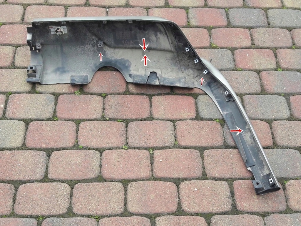 фото №9, Lexus lx iii lx570 спойлер бампера левый задняя 15-