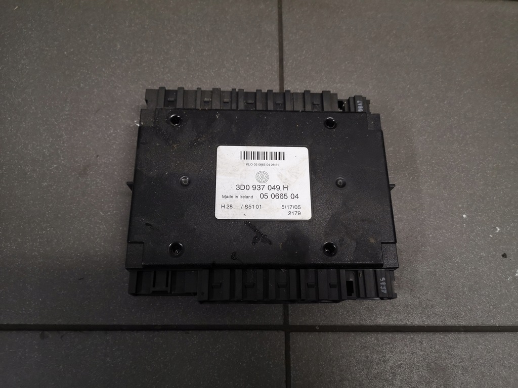 фото №1, Блок управления модуль блок управления бортовой сетью vw phaeton 3d0937049h