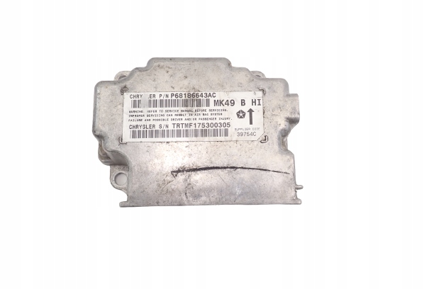 фото №1, Jeep compass модуль датчик подушка безпеки 68186643ac