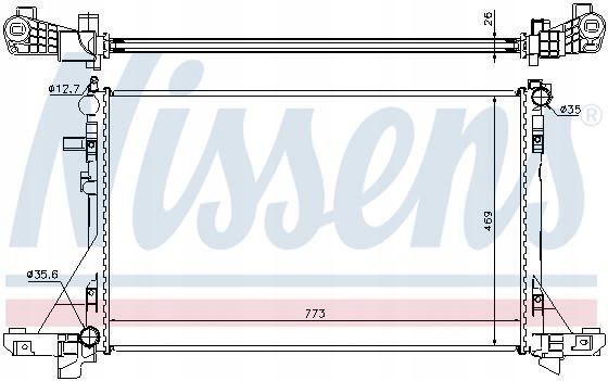 фото №1, Радіатор opel movano b 10- , renault master iii 10- , vauxhall movano b