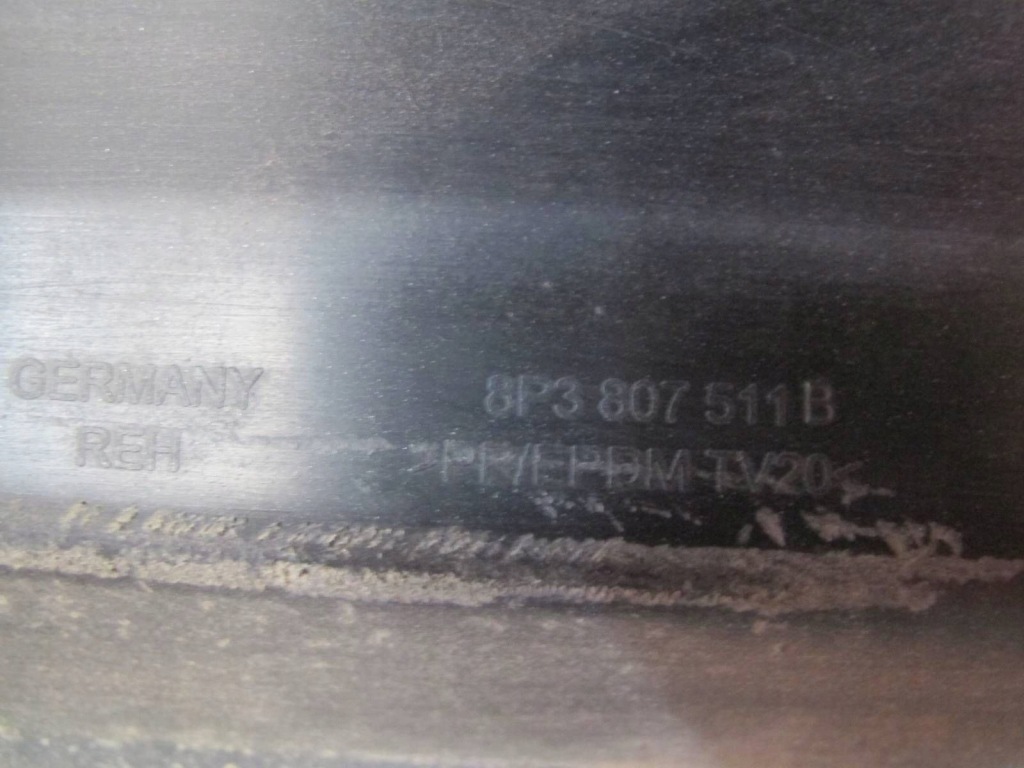 Audi a3 8p 3d бампер задня задній ms design накладка lz7l Зі Шроту