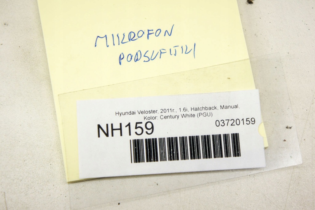 фото №6, Nh159 hyundai veloster i микрофон 96575-2v000