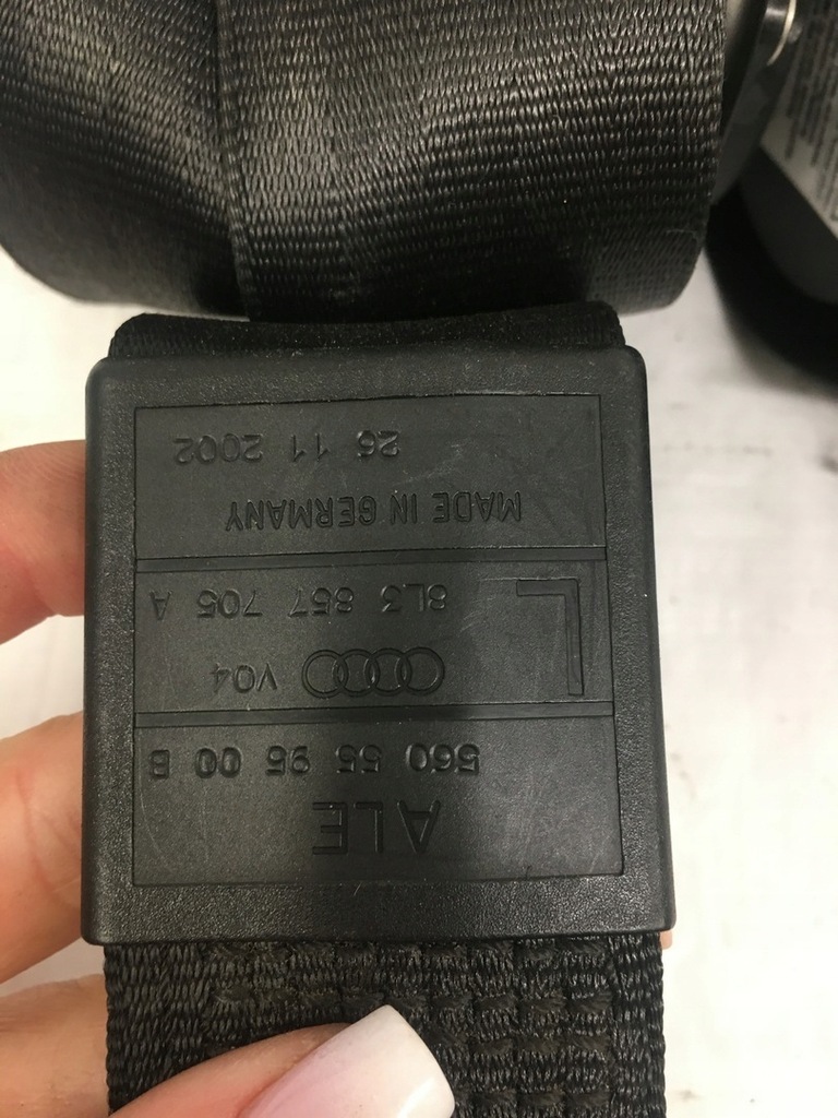 фото №16, Pas безопасности перед audi a3 8l 1996-2003 8l3857706a 8l3857705a