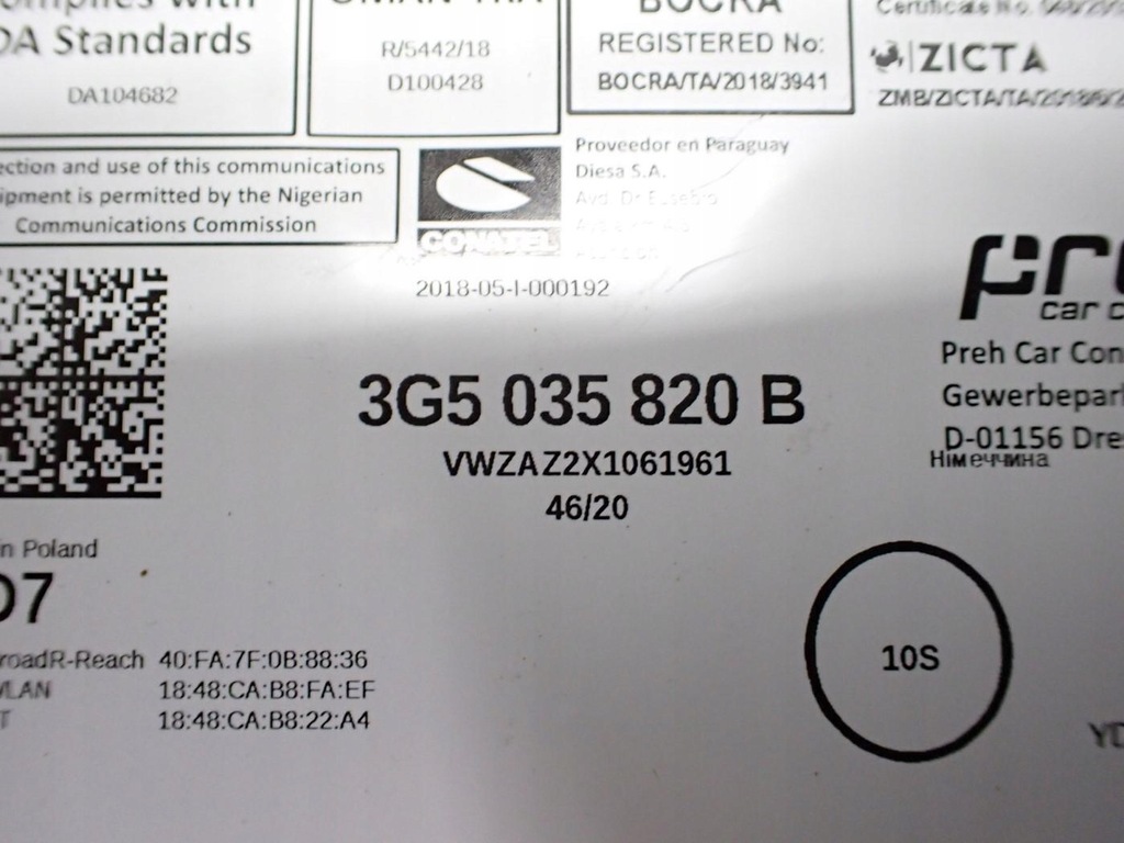 фото №11, Навигация navi радио дисплей заводская оригинал vw t-roc 21r