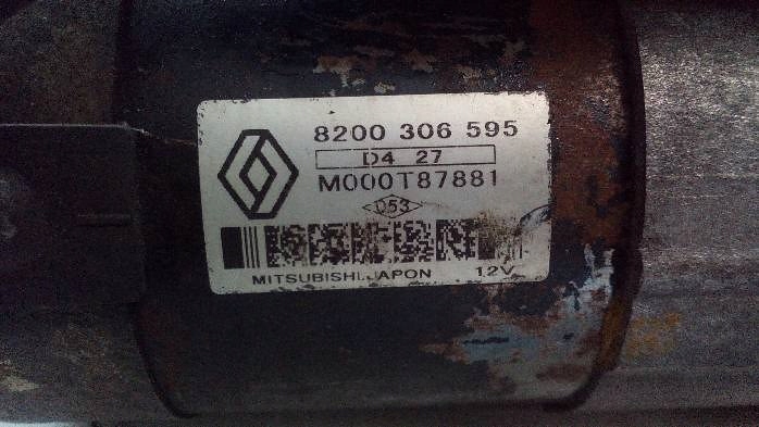 фото №6, Стартер renault scenic ii 1,5 dci 8200306595