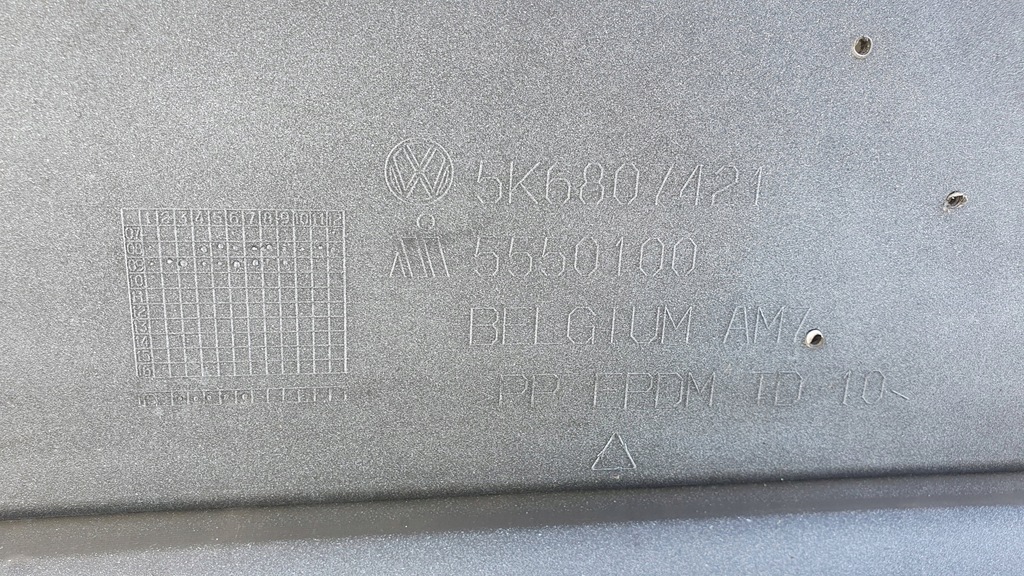 фото №11, Vw golf vi 6 5k6 бампер задняя bez pdc оригинал