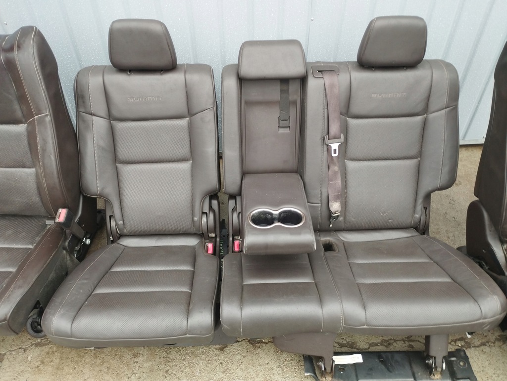 фото №10, Jeep grand cherokee summit 15- сидіння заднє сидіння коричневий