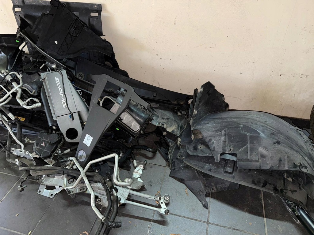 фото №13, Перед kompletny mercedes gls 6.3 amg x166 цвет 799 оригинал