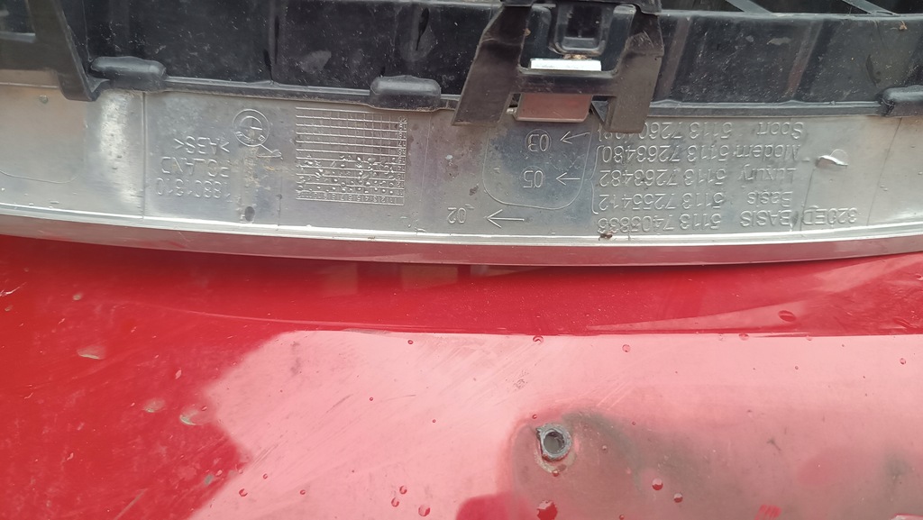 фото №4, Bmw 3 f30 f31 решётка радиатора решётка радиатора правая бампера оригинал