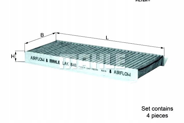 фото №1, Knecht фильтр кабины с углем bmw 3 e90 3 e92 3