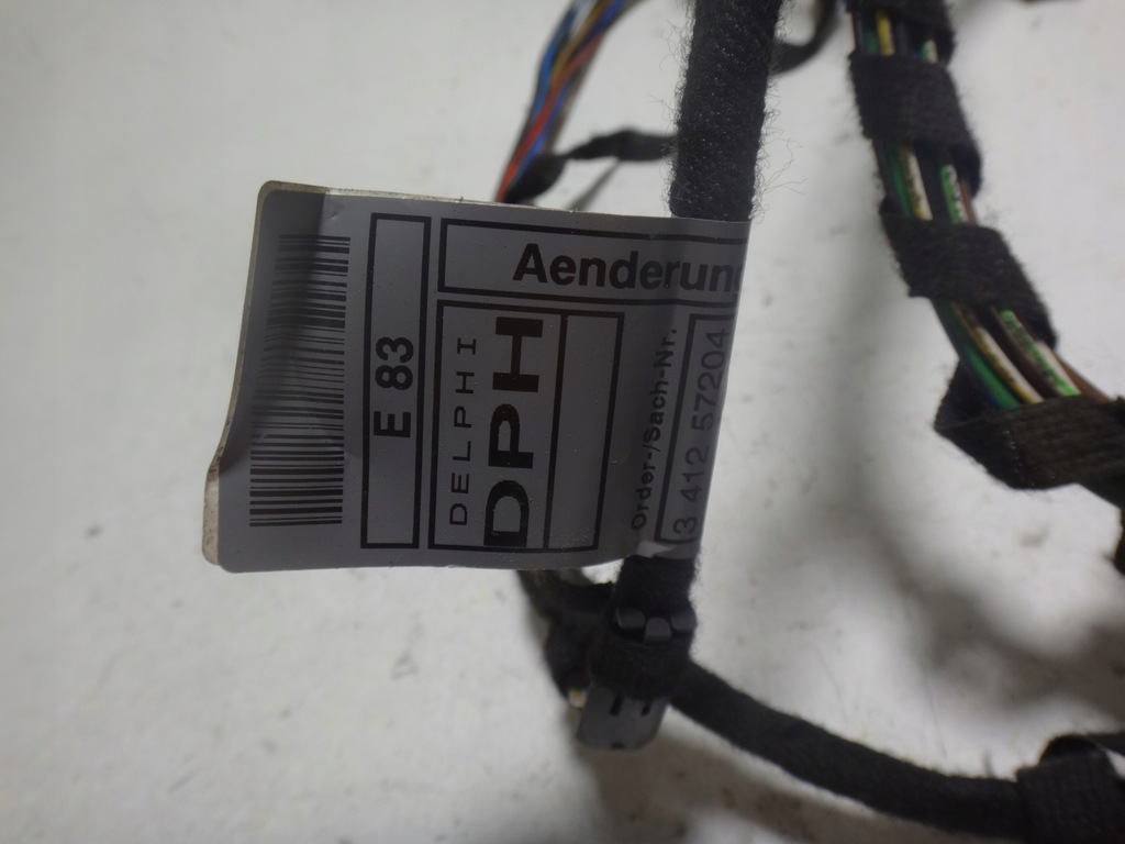 фото №7, Електропроводка джгут двері задня задня bmw x3 e83