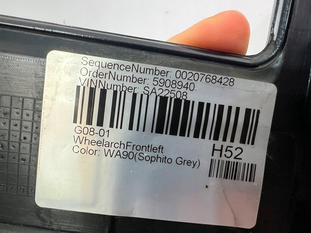 фото №6, Молдинг крила лівий перед bmw ix3 g08