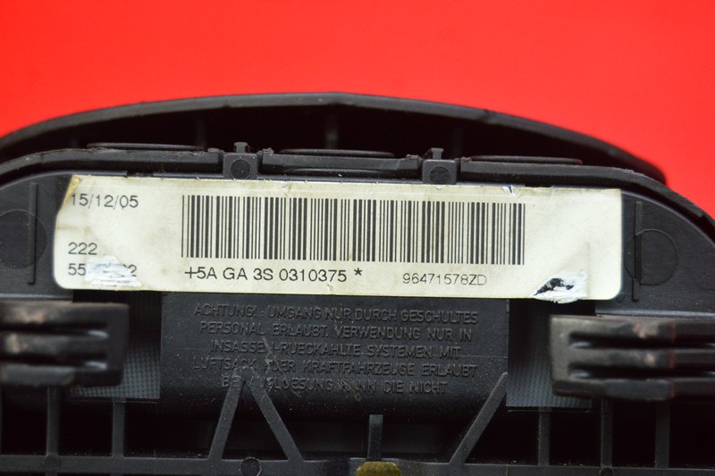 фото №9, Подушка безпеки подушка повітряна водія 96471578zd citroen c4 1 i 04-08