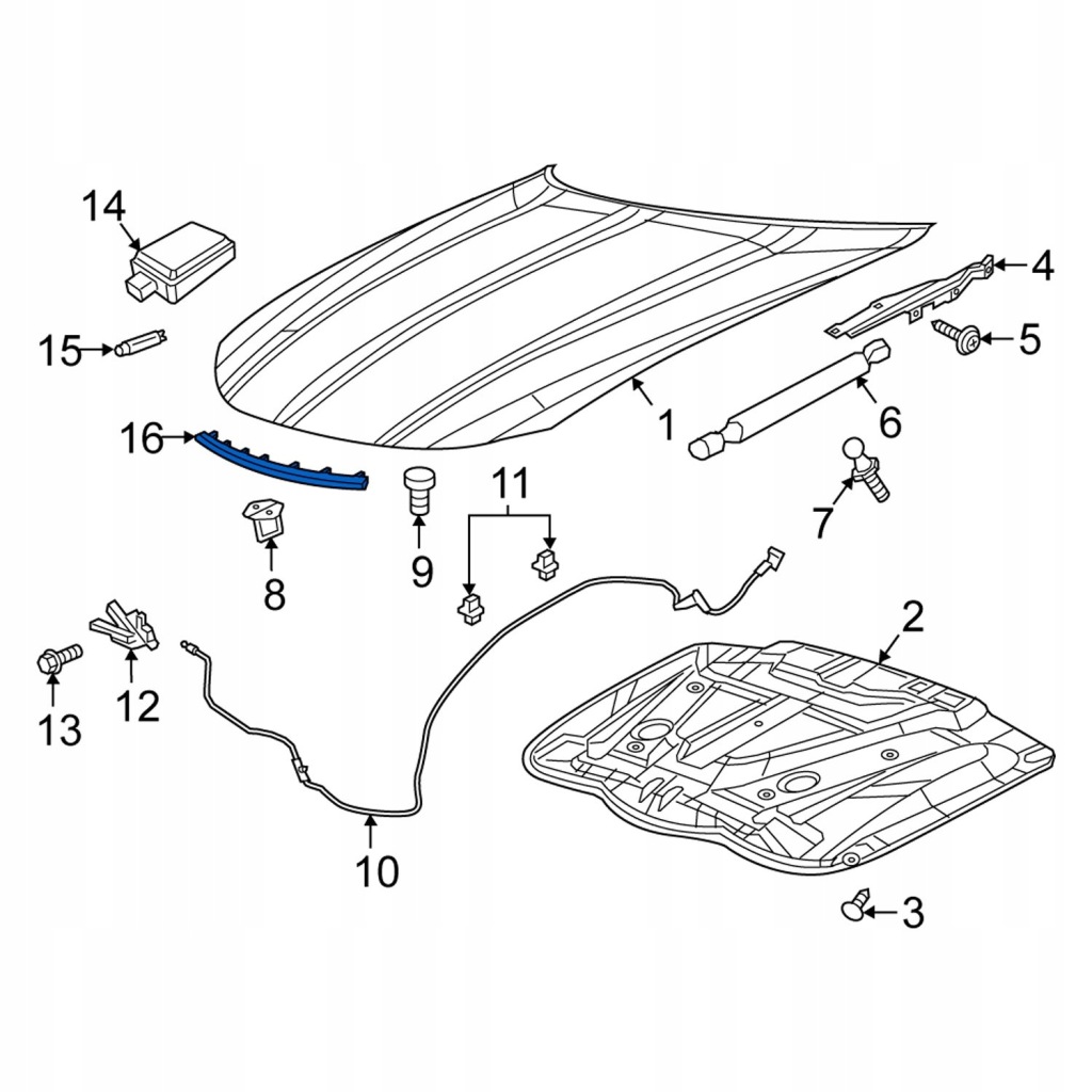 фото №1, Прокладка радіатора dodge challenger 2008-