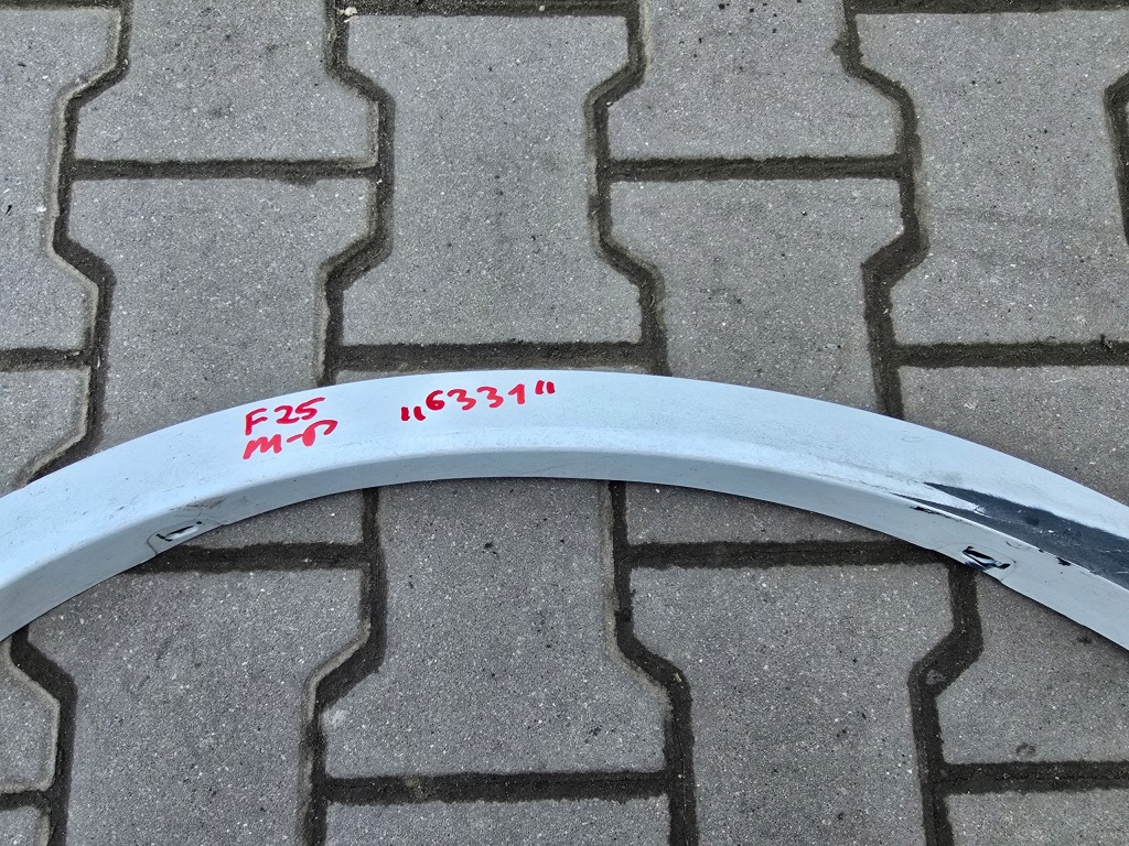 фото №5, Молдинг крыла правый перед bmw x3 f25 x4 f26 m набор