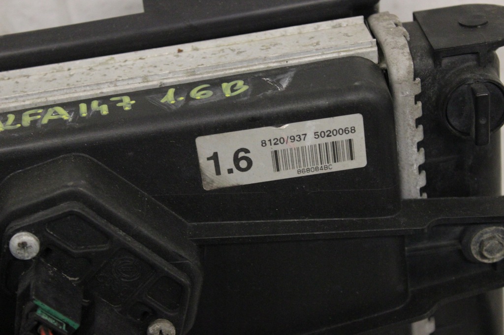 фото №7, Комплект радиатор вентилятор alfa romeo 147 1.6 b 5020068 46743394