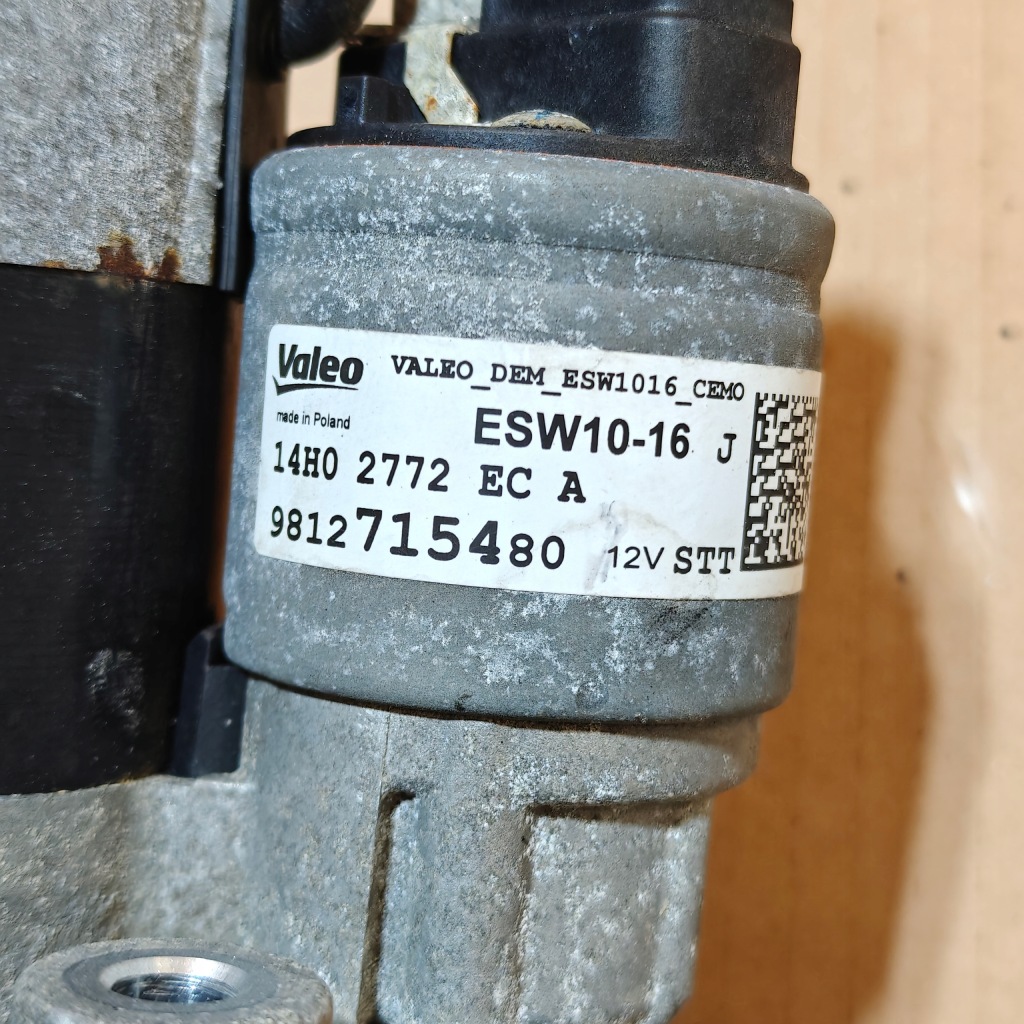 Peugeot citroen 1.2 thp стартер 9812715480 Оригинал