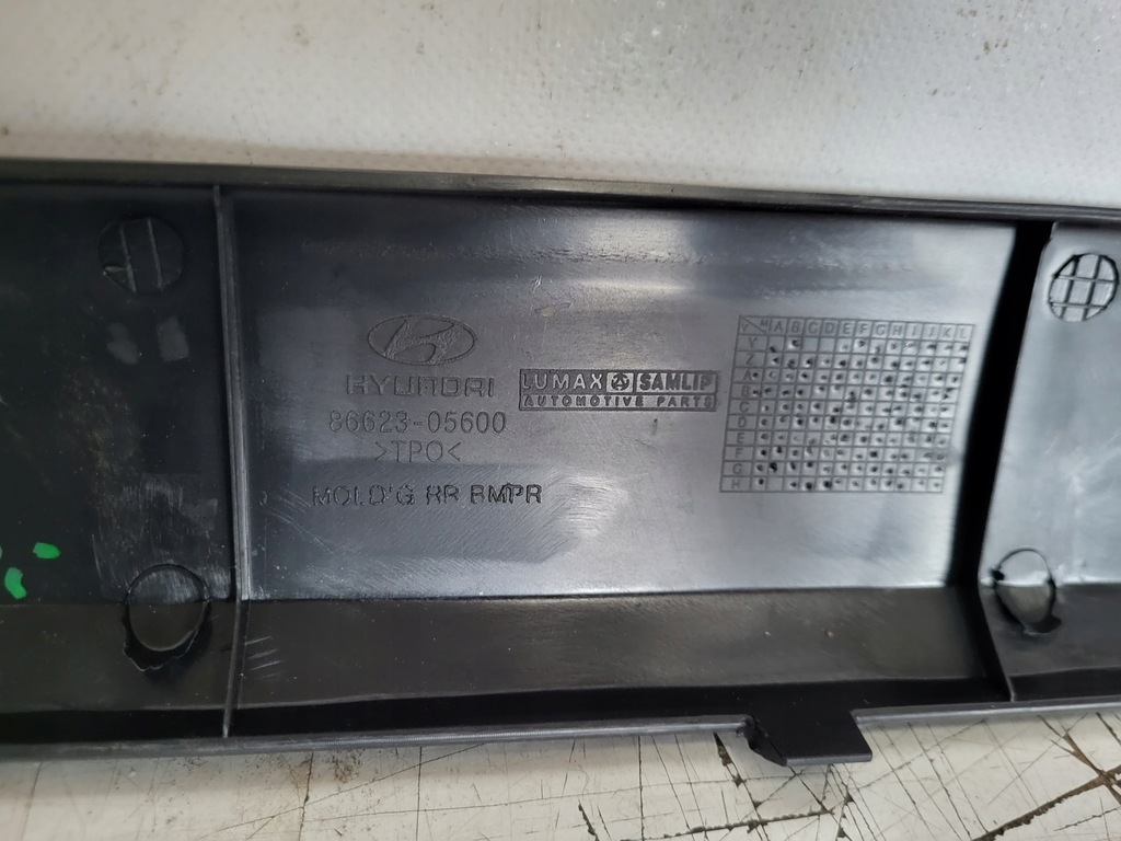 фото №11, Hyundai atos prime накладка бампера задняя молдинг