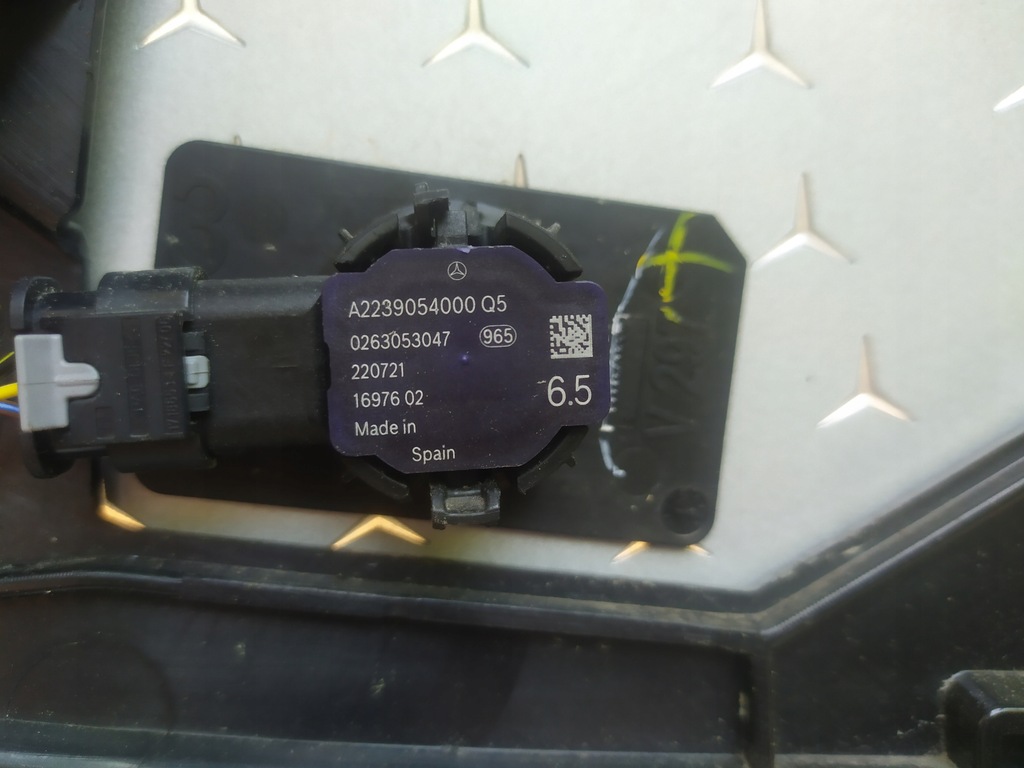 фото №11, Mercedes eqs v297 w297 бампер перед передний kompletny + решётка радиатора pdc usa