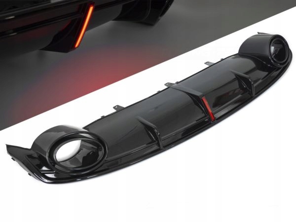 фото №1, Диффузор do audi a7 c7 10-14 глянцевый black led
