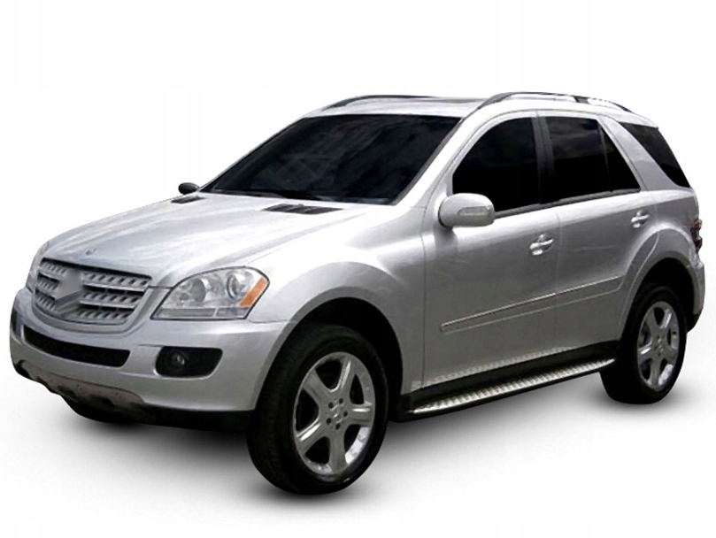 Пороги боковой пороги боковой пороги пороги mercedes ml w164 05-11 хром Оригинал