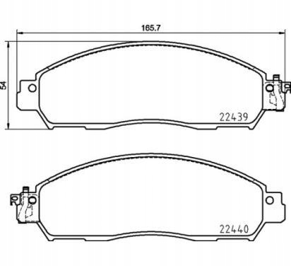 фото №1, Brembo тормозные колодки тормозные nissan dfac sylphy