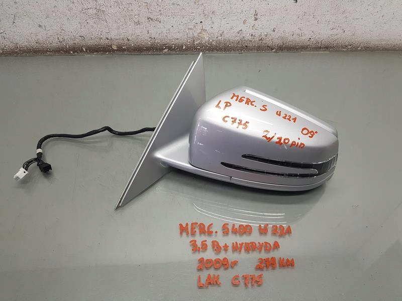 фото №1, Зеркало левая 2/10 pin c775 mercedes w221