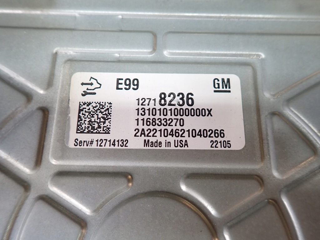 фото №12, Бортовой компьютер модуль блок управления двигателя ecu chevrolet corvette c8 2020-