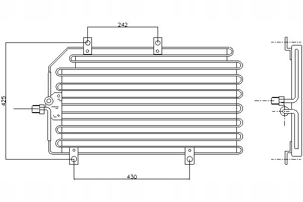 фото №1, Конденсатор радиатор кондиционера [nissens]