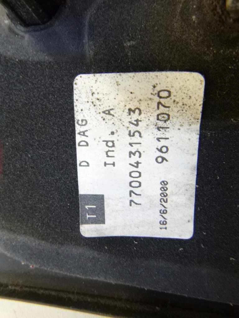 фото №8, Зеркало правое renault scenic ii mv632 7pin 2001r.