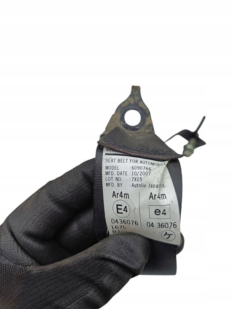 фото №9, Honda fr-v 2008 pas безпеки сидіння заднього