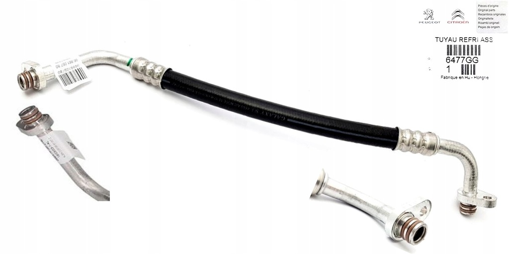 фото №1, Шланг кондиционера c5 p508 2.0hdi 6477gg