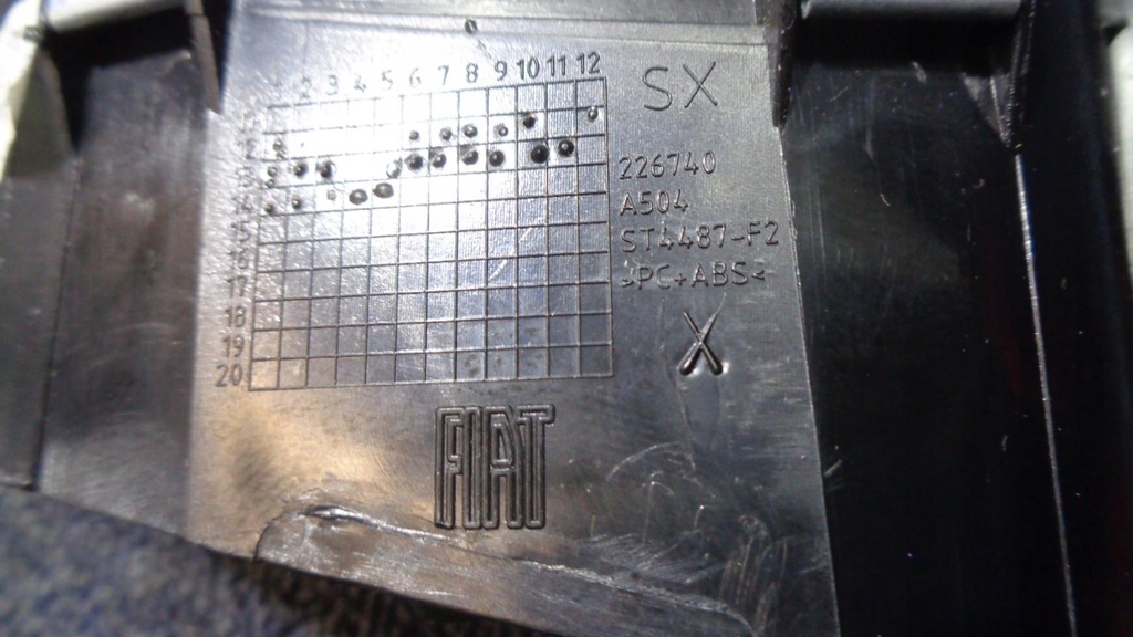 фото №7, Решітка обдув повітропровід fiat 500l 2012- ліва