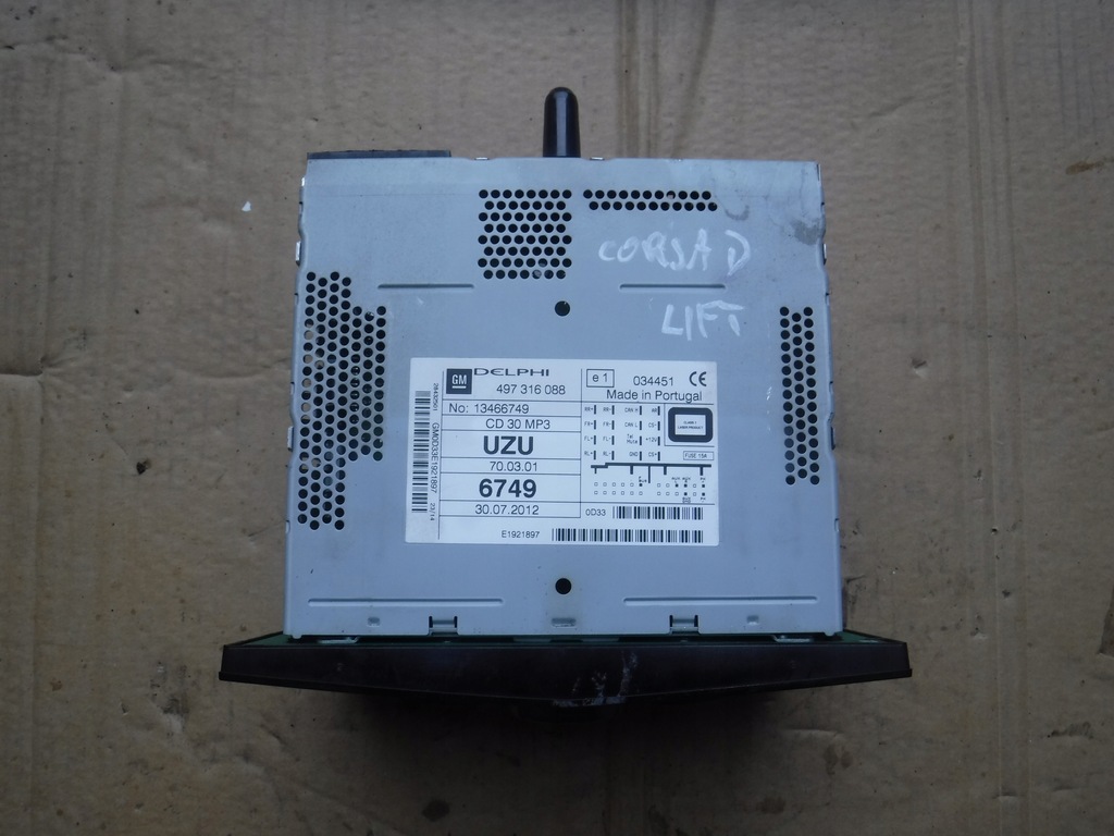 фото №5, Радіо opel corsa d cd mp3 497316088