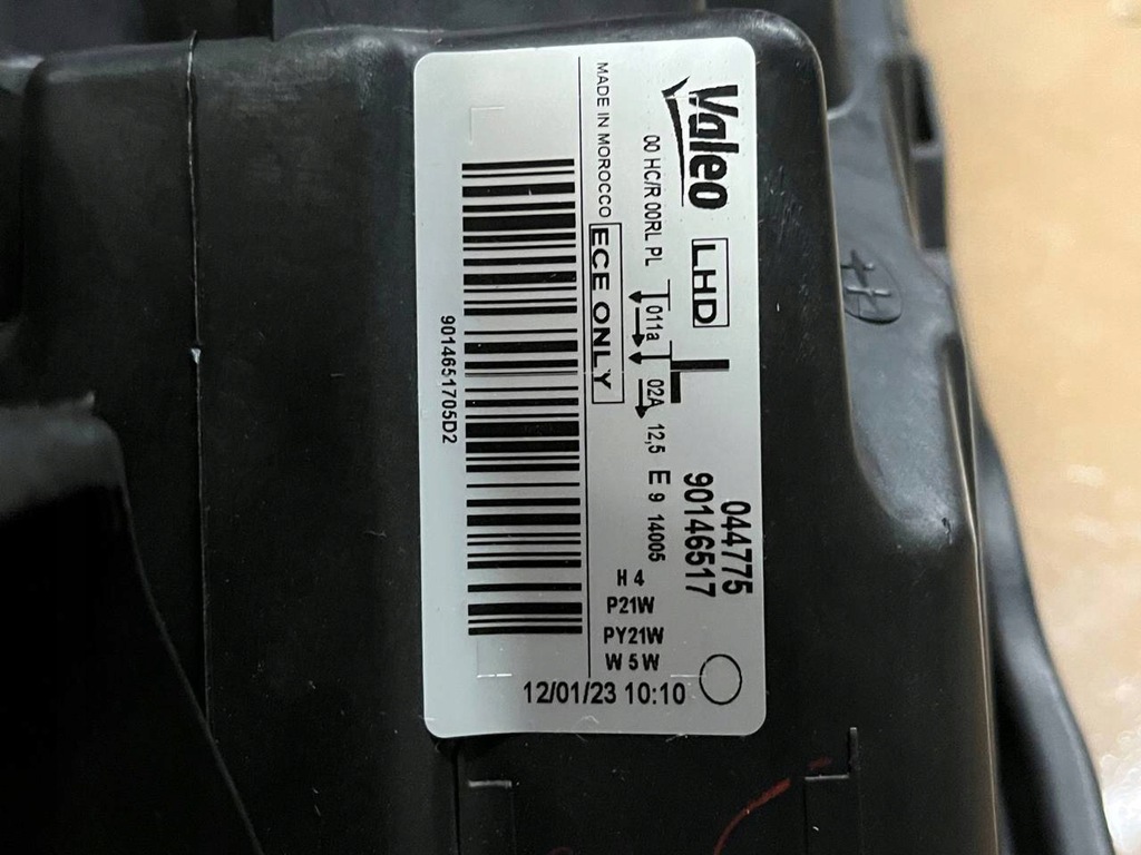 фото №9, Dacia dokker 2012 ліва сторона лампи передні