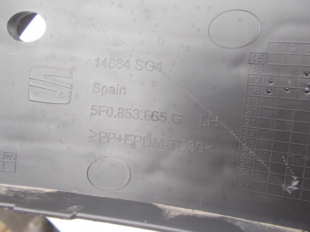 фото №13, Led лампа решётка левая seat leon iv 5f0853665g