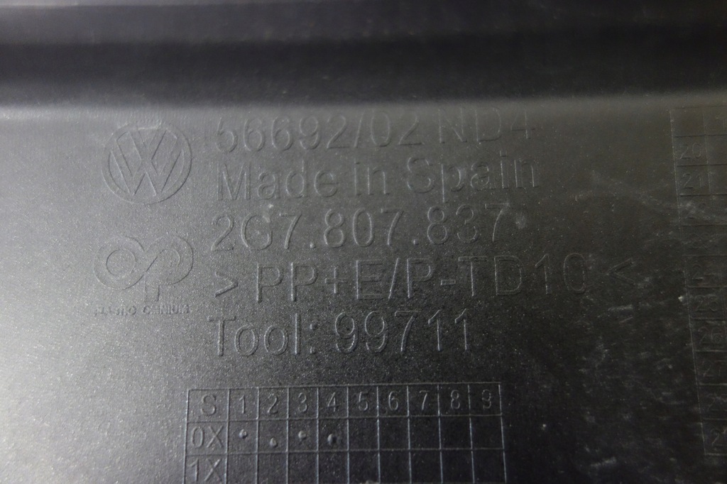 фото №8, Vw taigo r line 2g7 2g7807837 спойлер диффузор задняя