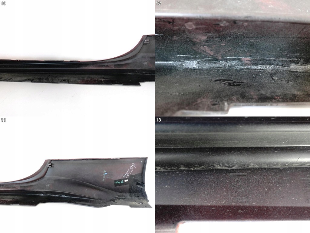 фото №11, Ferrari 488 pista 15-19 поріг правий молдинг накладка