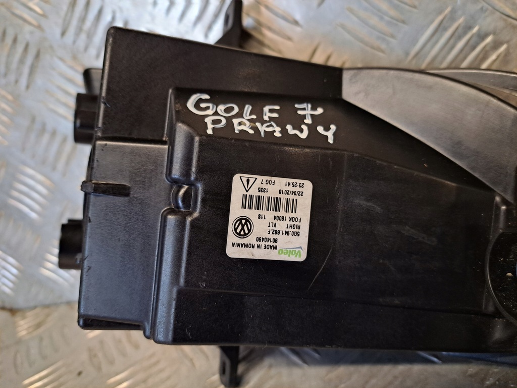 фото №5, Vw golf 7 vii lift противотуманная фара правый