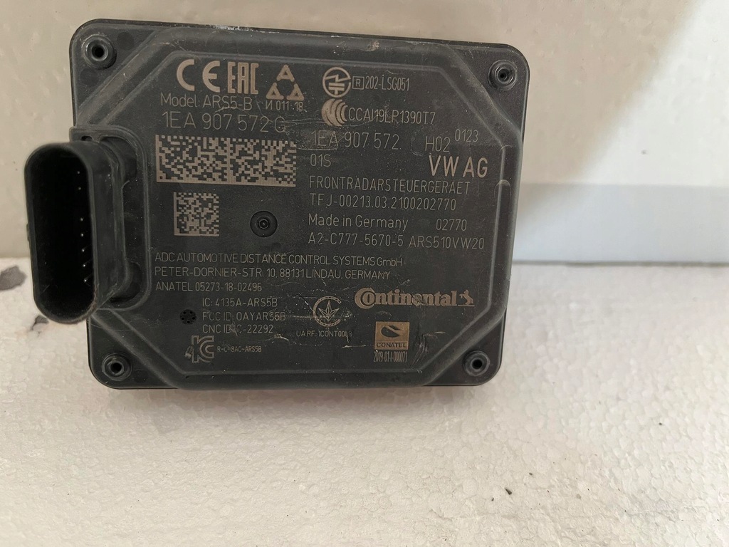 фото №6, Радар distronic acc skoda enyaq 1ea907572g