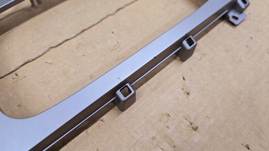 фото №11, Ford s-max mk1 galaxy mk3 2006 - 2015 rok рамка радіо консолі срібляста сіра