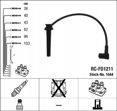 фото №8, Провода зажигания ngk rc-fd1211