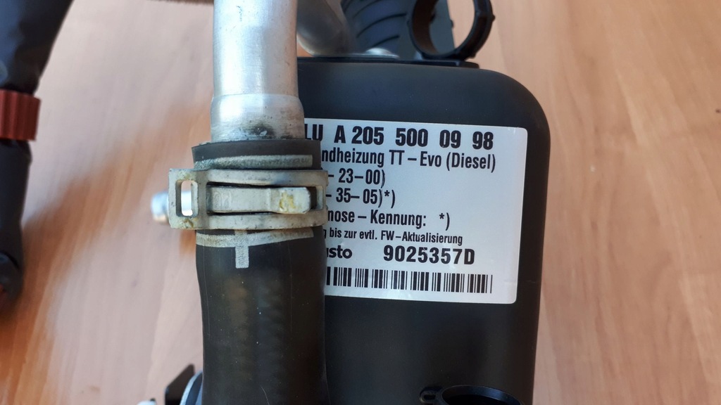 фото №9, Webasto mercedes a2055000998 w205 ttevo дизель