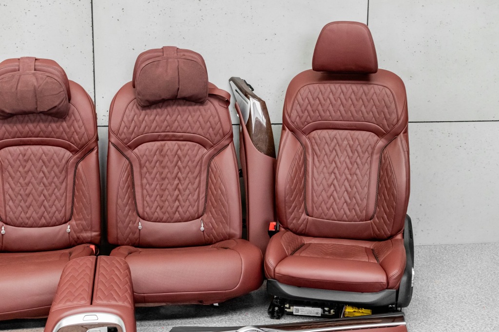 фото №6, Bmw 7 g12 lci сидіння салон заднє сидіння середина individual pure excellence 35km!