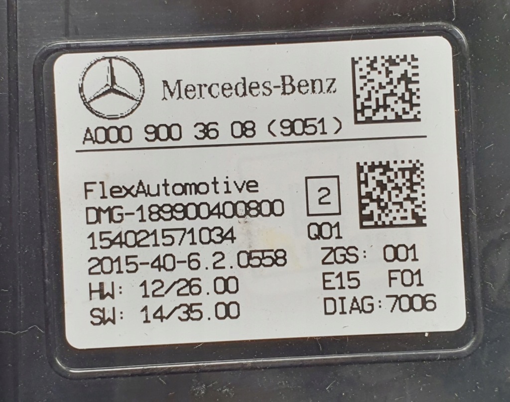 фото №6, Лампа освещение салона mercedes w176