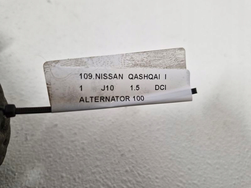 фото №10, Генератор nissan qashqai / qashqai +2 i j10, jj10 8200728292 1.5l дизель