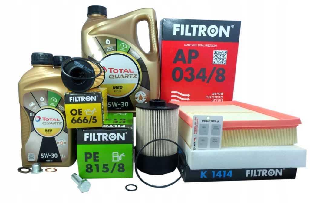 фото №1, 4xfiltr +олія 5w30 nissan navara np300 2.3 dci 15-